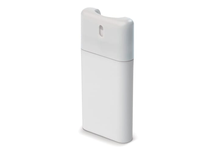 Spray nettoyant publicitaire pour les mains Blanc / Blanc
